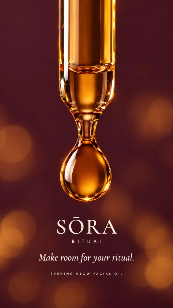 SŌRA droplet macro close-up